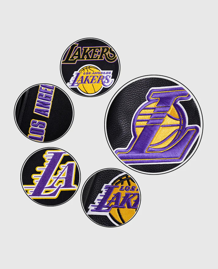 NBA Los Angeles Lakers Black Varsity Jacket