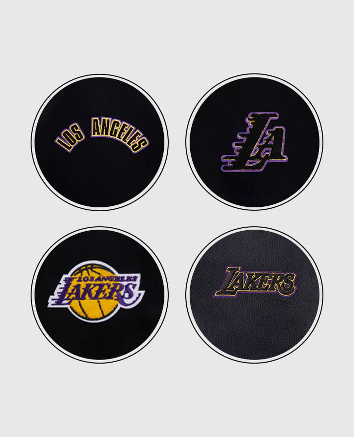 NBA Los Angeles Lakers Women's Black Varsity Jacket