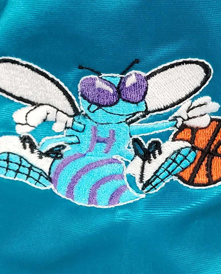 90’s Charlotte Hornets Bomber Jacket