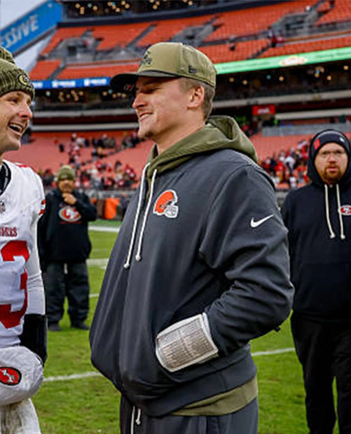 Bailey Zappe Cleveland Browns Full-Zip Hoodie