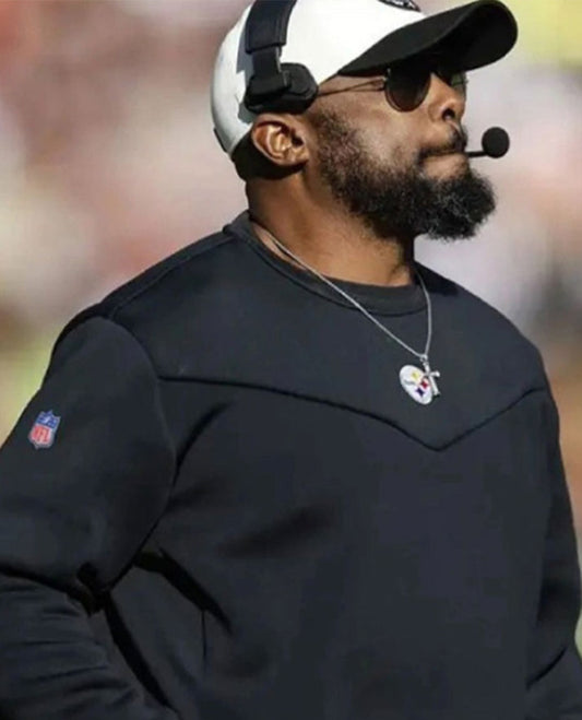 Mike Tomlin Steelers Sweatshirt Black