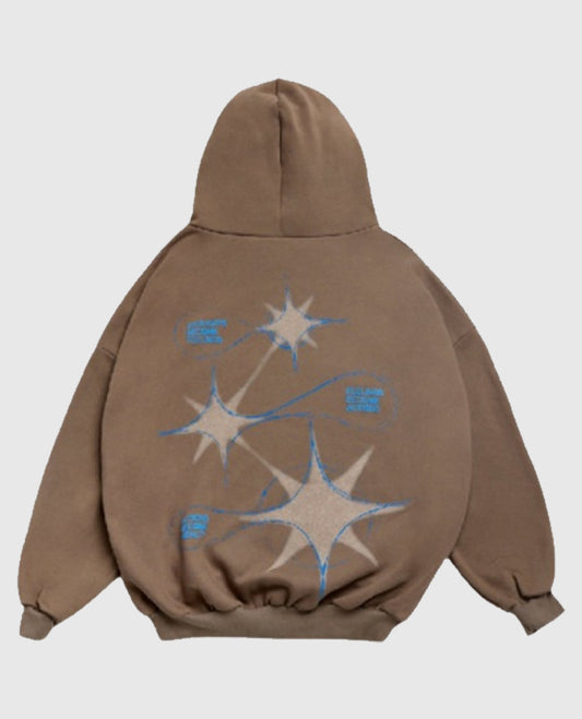 Alchemai Pullover Brown Hoodie