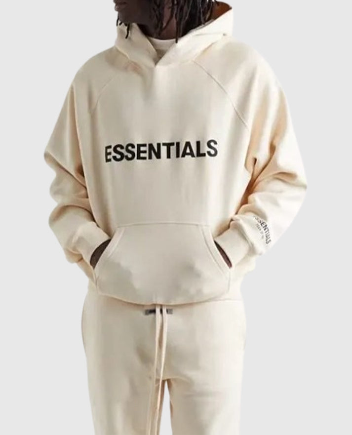 Fear Of God Essentials Cream Hoodie