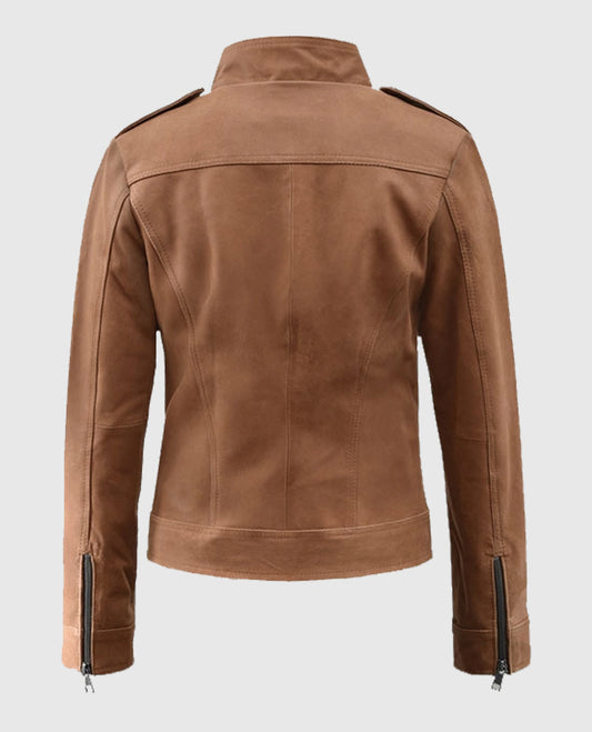 Jennifer Morrison Once Upon A Time Suede Leather Jacket