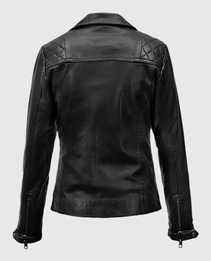 Lauren German Lucifer Biker Leather Jacket