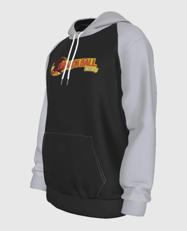 Dragon Ball Z Grey and Black History Hoodie
