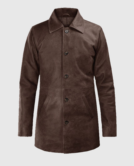Supernatural Jensen Ackles Leather Trench Coat