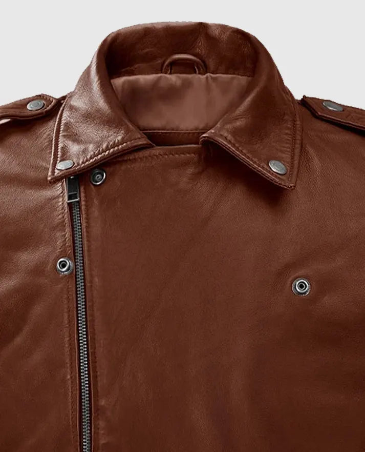 Mens' Rutland Tan Leather Riding Jacket
