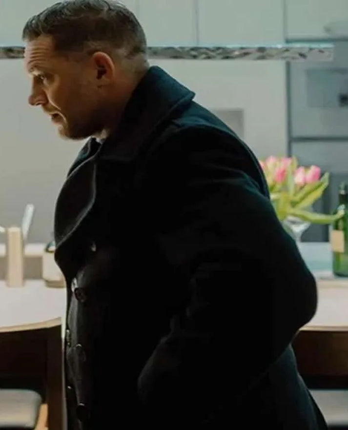 Harry Da Souza MobLand Black Wool Coat