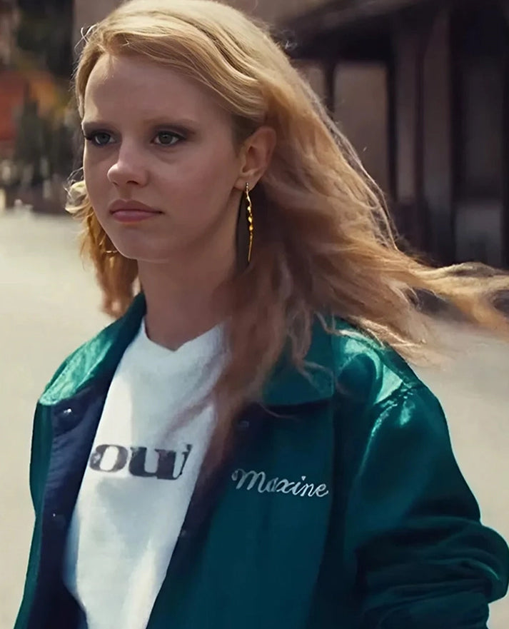 Mia Goth MaXXXine Green Jacket