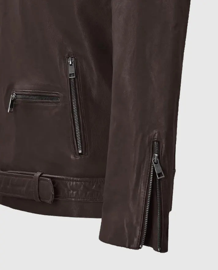 Men's Riding Rutland Brown Leather Jacket