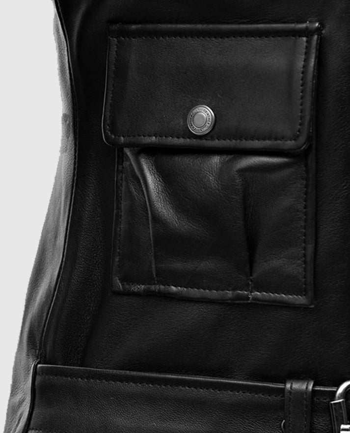 Cate Blanchett Black Leather Jacket