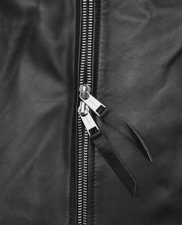 Michael B. Jordan Black Leather Jacket