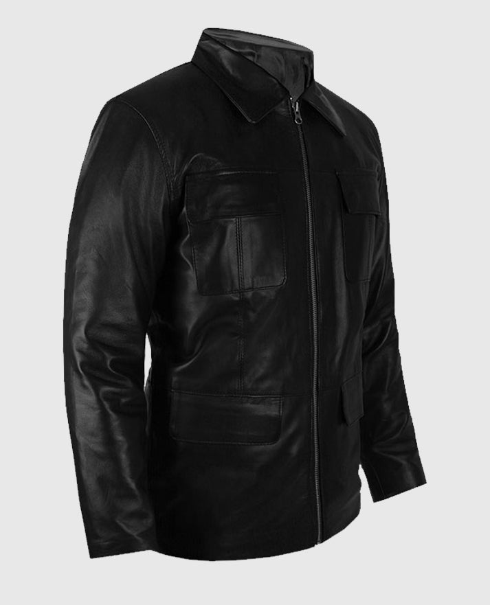 The Vampire Diaries Damon Salvatore Leather Jacket