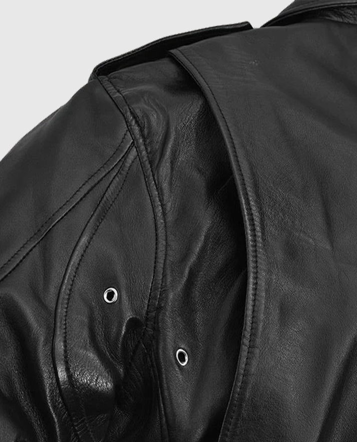 Bruno Mars Black Biker Leather Jacket