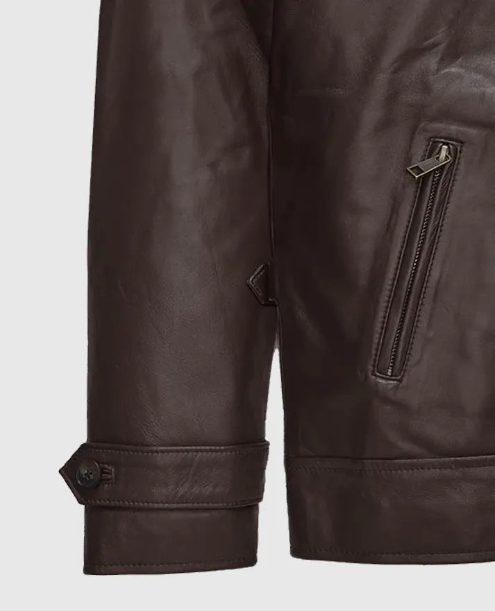 Taylor Lautner The Twilight Saga Brown Leather Jacket