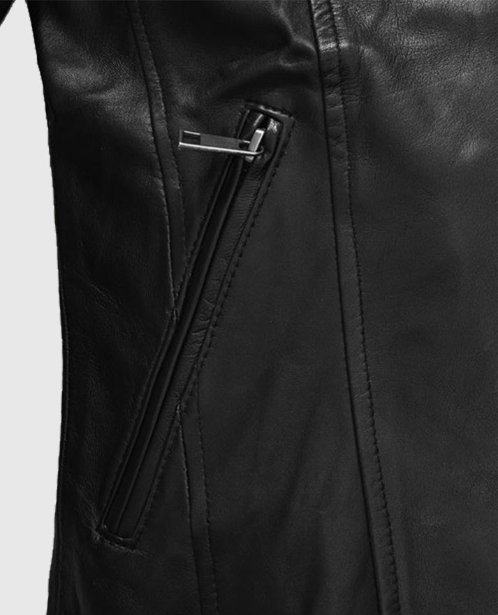 Minority Report Meagan Good Black Leather Jacket