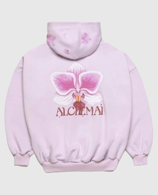 Alchemai Blooming Orchid Pullover Hoodie