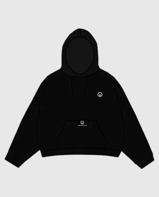 Come Get Me Black Black Pullover Hoodie