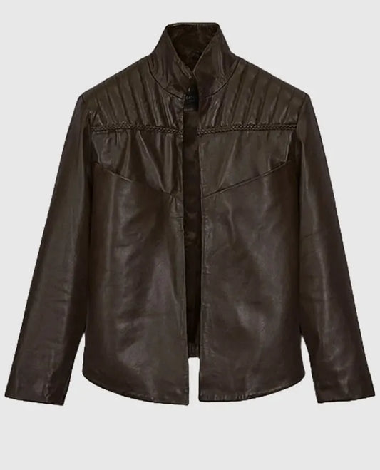 Da Vinci's Demons Tom Riley Distressed Brown Jacket
