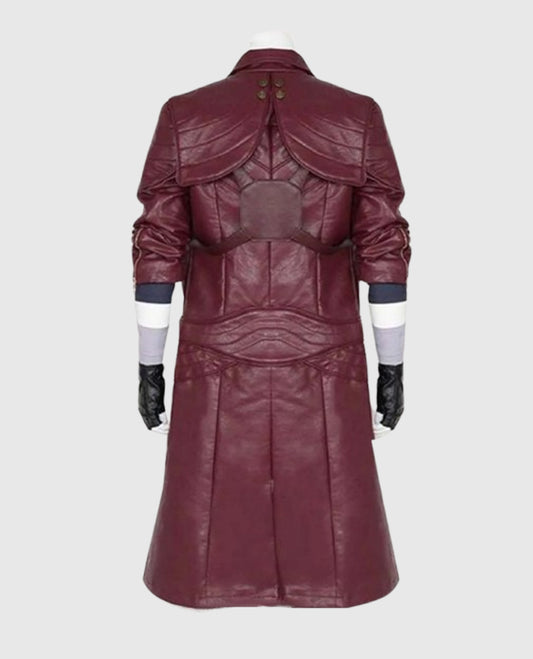 Devil May Cry 5 Dante Long Leather Coat