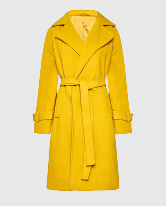 Elisabeth Sparkle The Substance Yellow Long Coat