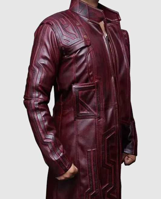 Guardians Of Galaxy 2 Peter Quill Trench Long Coat
