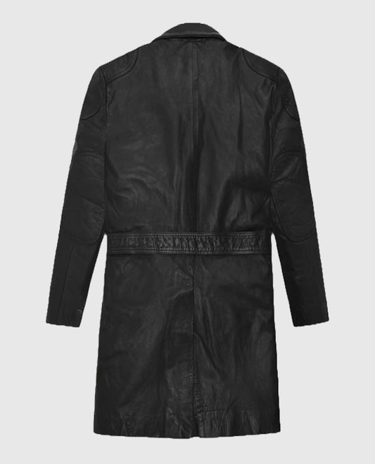 Karl Urban The Boys Leather Long Trench Coat