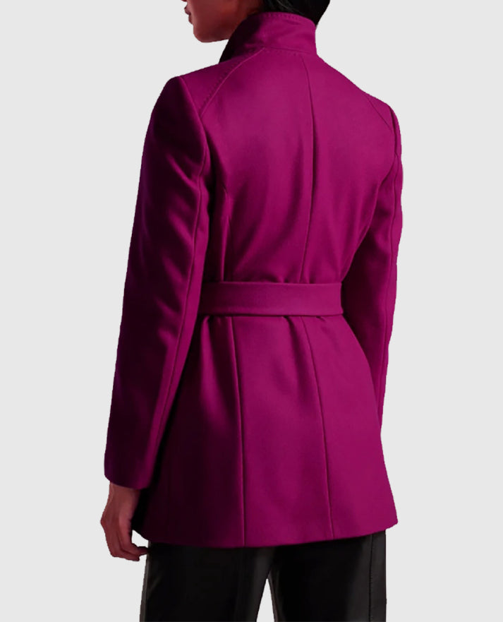 Lacey Chabert TV Movie The Christmas Quest 2024 Stefanie Baxter Wrap Coat