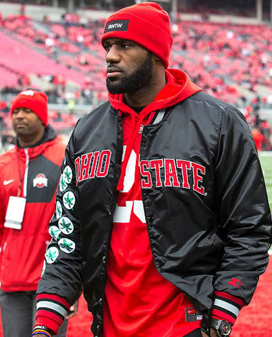Lebron James Ohio State Buckeyes Black Jacket
