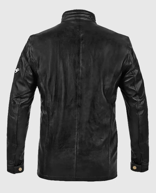Military Command Leather Jacket For Men