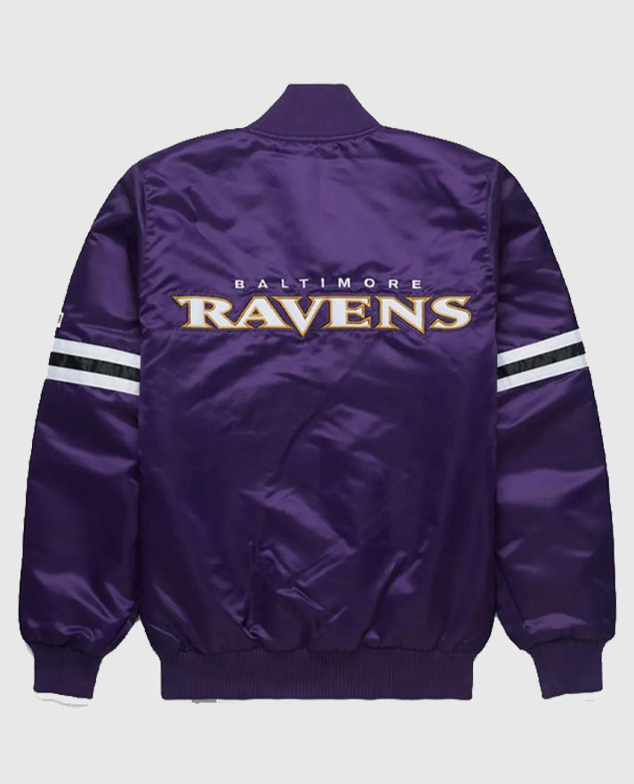 Baltimore Ravens Purple Bomber Jacket