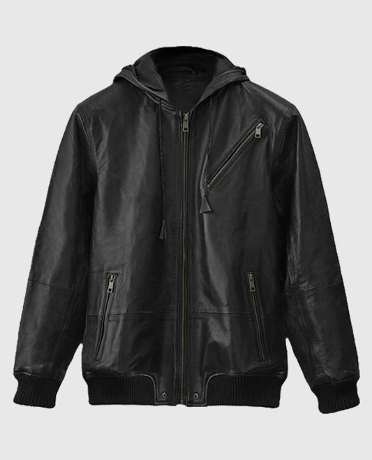 Terminator Genisys Jai Courtney Black Leather Jacket