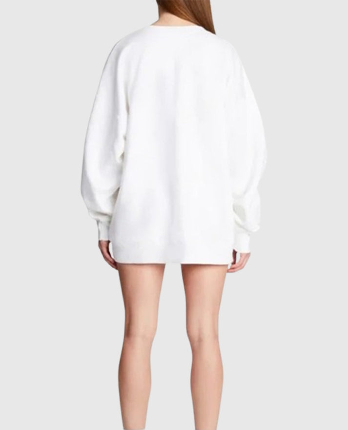 The Bar Bride White Varsity Sweatshirt