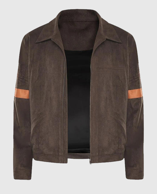 The Walking Dead CRM Inspired Brown Uniform Jacket Front View