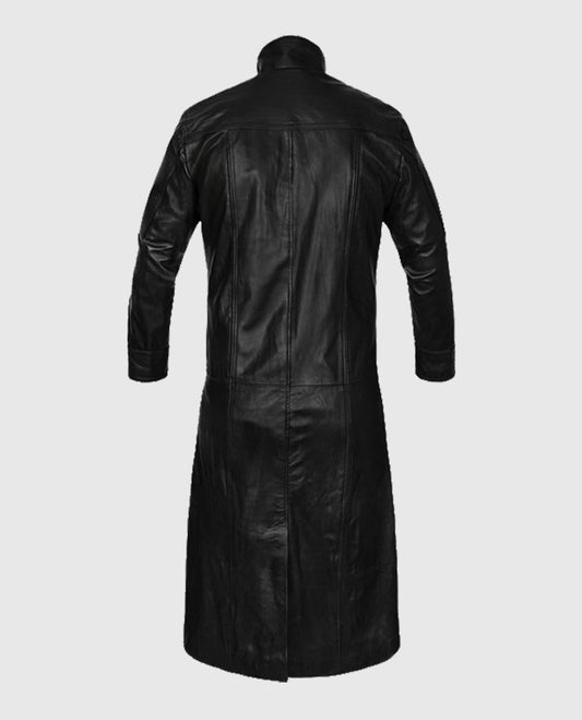 The Avengers Samuel L. Jackson Leather Trench Long Coat