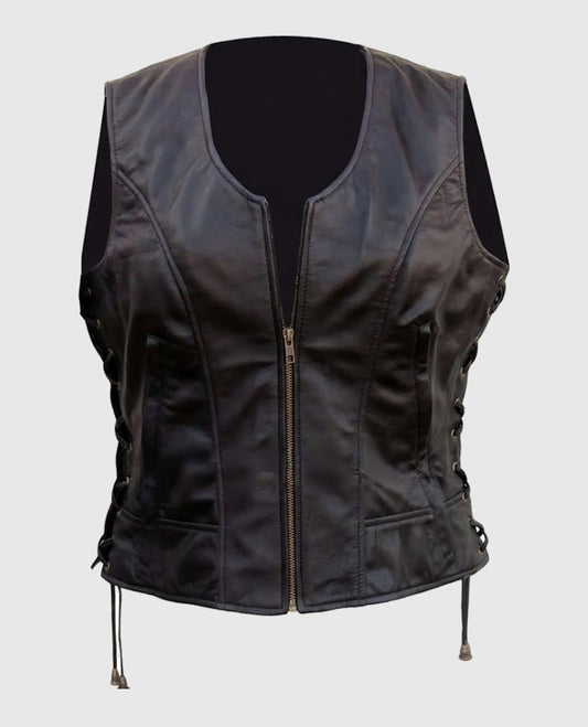The Walking Dead Michonne Leather Vest
