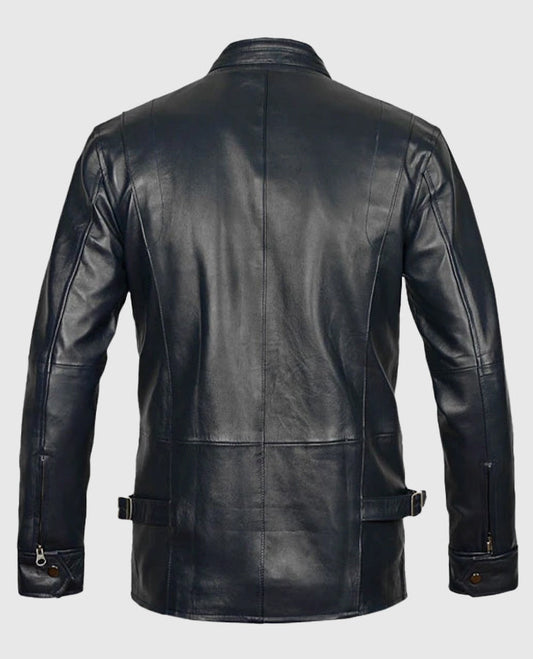 Vin Diesel Fast And Furious 6 Blue Leather Jacket