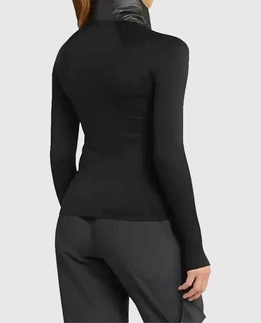 Women's Hybrid Zella Black Puffer Jacket