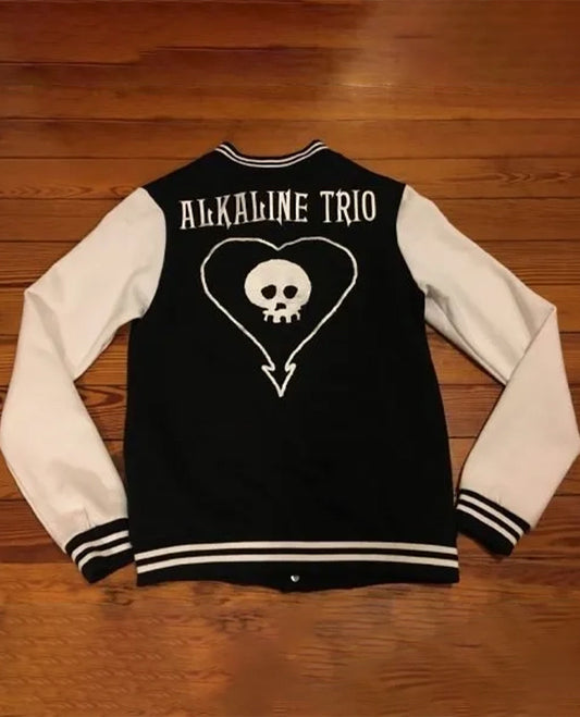 Alkaline Trio Black & White Varsity Jacket