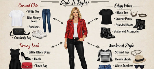Women’s Red Leather Jacket Outfit Guide: Style It Right