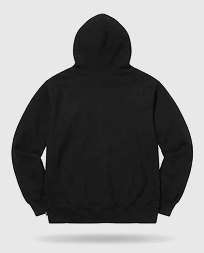 Supreme Cross Box Logo Black Hoodie