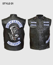 JD Pardo Mayan M.C Leather Vest