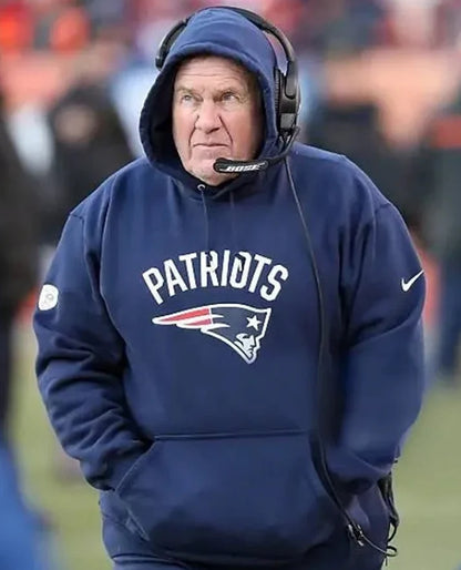 Bill Belichick Blue Hoodie