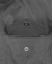 Shia Labeouf Transformers 3 Gray Leather Jacket