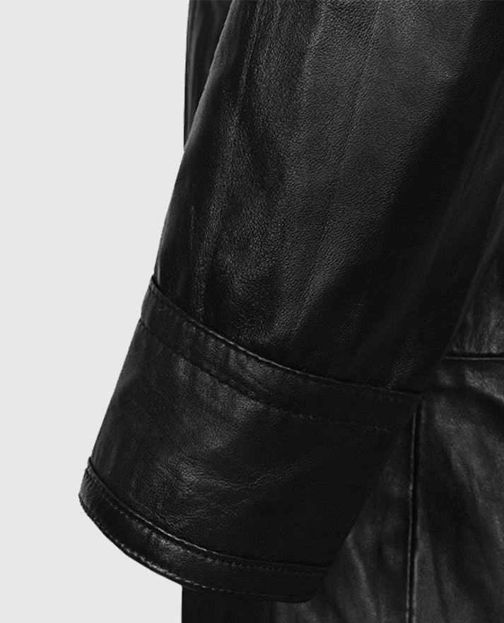 The Avengers Samuel L. Jackson Leather Trench Coat