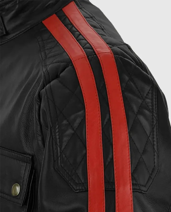 Vin Diesel Fast & Furious 8 Black Leather Jacket