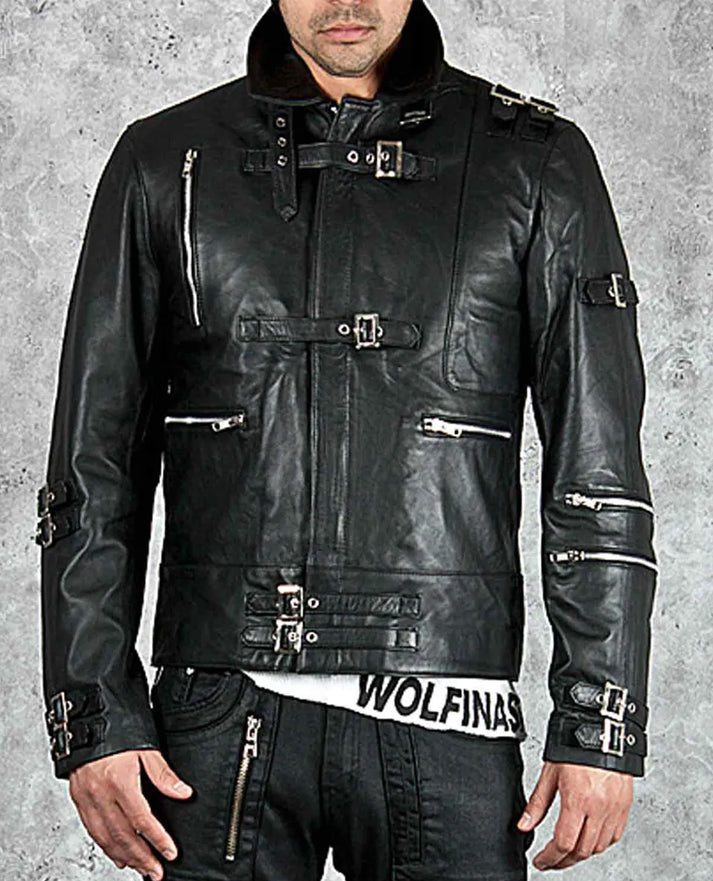 Bad Michael Jackson Black Leather Jacket
