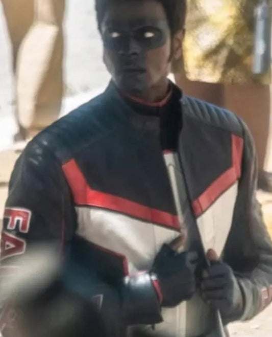 Mister Terrific Superman Leather Jacket