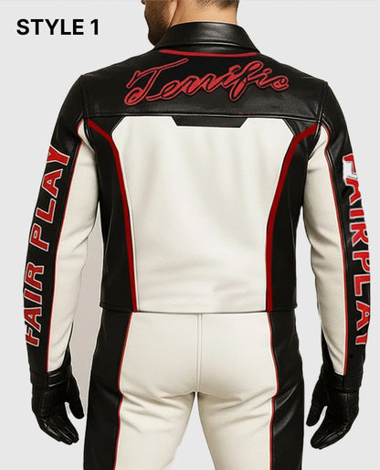 Mister Terrific Superman Leather Jacket